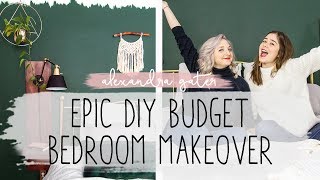 Epic Small Bedroom Makeover On A Budget  DIY Bedroom Hacks [upl. by Toby]