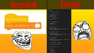 Programming Scratch vs Unity [upl. by Alick]