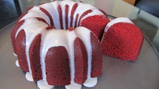 How to make a Red Velvet Bundt Cake from scratch [upl. by Avla638]