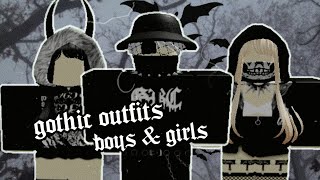 11 GOTH ROBLOX OUTFITS  CODES [upl. by Lynnet]