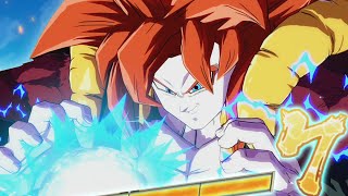 SSJ4 GOGETA ONE SHOTS EVERYONE [upl. by Valenza]