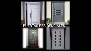 PUERTAS PRINCIPALES RESIDENCIALES Y MODERNAS [upl. by Gnanmos]