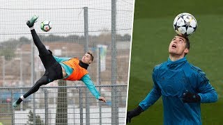 Cristiano Ronaldo In Training 2018  SkillsTricksGoals  Freestyle HD [upl. by Etnuad]