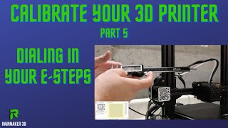 ESteps Calibration  Calibrating your 3D printer Part 5  Ender 3 V2 [upl. by Bigner]