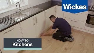 How to Fit a Kitchen Plinth Pelmet and Cornice with Wickes [upl. by Martineau]