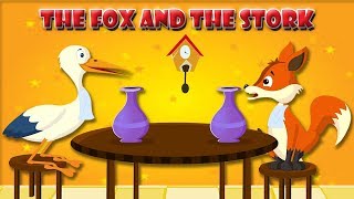 The Fox And The Stork Story  Bedtime Story For Kids in English  Kids Stories For Kindergarten [upl. by Vey]