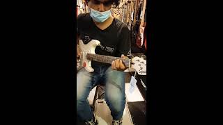 Squier Bullet Stratocaster Arctic White HT  Sound Sample [upl. by Attenev715]