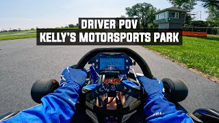 Karting POV  Practice  Kellys Motorsports Park Batavia NY [upl. by Eidda931]