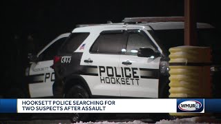 Hooksett police searching for two suspects after assault [upl. by Anawit]