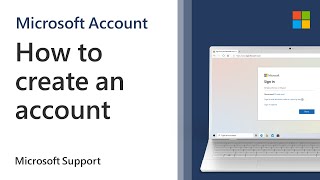 How to create a new Microsoft account  Microsoft [upl. by Ossy]