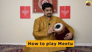 Mridangam Lesson 7 How to play Mridangam Meetu [upl. by Yrral]