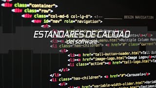 Estándares de Calidad del software Información y Estándares Básicos [upl. by Atiz]