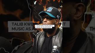 Talib Kweli talks music escapism [upl. by Janette]