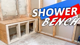 SHOWER BENCH  How to Build  The Building Expert  2021 [upl. by Seiden]