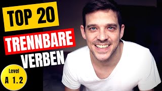 TOP 20 Trennbare Verben  Most important German separable verbs  YourGermanTeacher [upl. by Keever229]