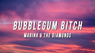 Marina  Bubblegum Bitch ARVFZ Remix Lyrics [upl. by Nnil]