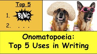 Onomatopoeia  Top 5 Ways to Include in your Writing [upl. by Waite464]