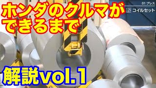 ホンダ工場見学のご案内 vol1 プレス工程と溶接工程をご案内いたします。 [upl. by Peggie]