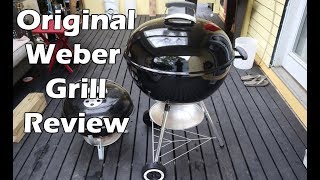 Weber Original Kettle 22 inch Charcoal BBQ Grill Review [upl. by Macintosh]