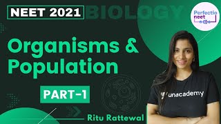 Organisms amp Population  Part 1  NEET 2021  NEET Biology  Ritu Rattewal [upl. by Underwood]