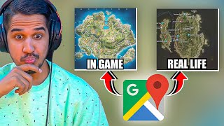 Free Fire Map Location In Google Map 😱 [upl. by Nnaeirb]