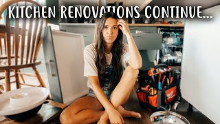 Our Kitchen Renos Go From BAD to WORSE [upl. by Aligna]