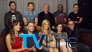 Agents of SHIELD Cast Interview at ComicCon 2015 [upl. by Eniamzaj]