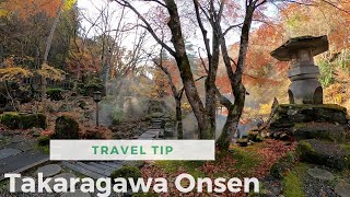 Takaragawa Onsen Osenkaku  Great destination in Japan [upl. by Sucramaj34]