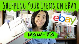 How To Ship Items On eBay Buying Postage and Weighing Packages for Shipping [upl. by Leahpar]