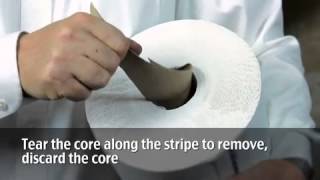 Centerpull Towel Dispenser Loading Instructions [upl. by Ynos]