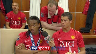 Cristiano Ronaldo hilariously interviews Anderson [upl. by Kcirddor]