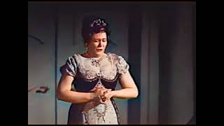 Renata Tebaldi  Vissi darte from TOSCA 1961 Restored in color [upl. by Eynenihc]