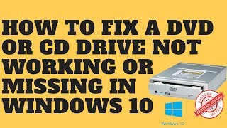 How to Fix DVD Not Working in Windows 10 [upl. by Ayatnohs]