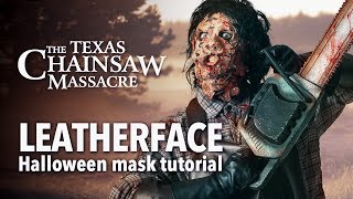 Texas Chainsaw Massacre  Leatherface Halloween Mask Tutorial [upl. by Unhsiv334]