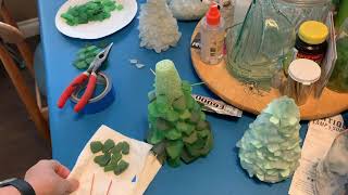 Sea Glass Tree Tutorial [upl. by Ailil]