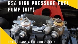 r56 MINI Cooper S  High Pressure Fuel Pump Install HPFP [upl. by Elia]