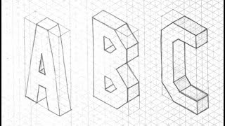 Isometric Letter HowTo [upl. by Natanoy]