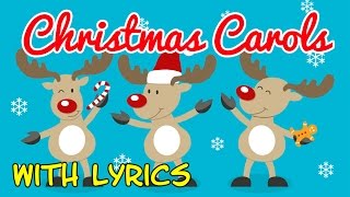 Christmas Carols with Lyrics for Children 🎅 Christmas Songs for Kids 🎄 Xmas Music Playlist Mix [upl. by Orella]