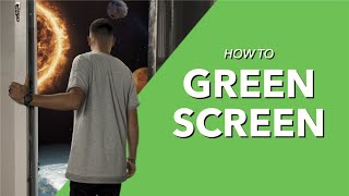 How to Green Screen 6 Easy Steps [upl. by Ttayh856]