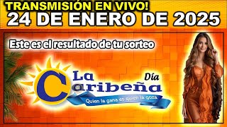 Caribeña día Resultado CARIBEÑA DIA del VIERNES 24 de Enero de 2025 [upl. by Publias506]