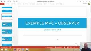 Programmation Orientée Objet  Cours 5  Exemple MVC  Observer [upl. by Natloz]