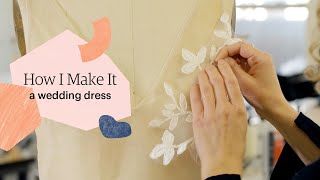 How to Make a Wedding Dress from Start to Finish  How I Make It  Etsy [upl. by Thanasi141]