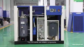 DVA Series 丨 DENAIR Variable Frequency Drive Air Compressor [upl. by Ahsineg82]