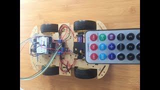 HOW TO CONTROL 4WD ROBOT SMART CAR USING IR REMOTE WITH ARDUINO [upl. by Nisse452]