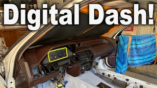 Old Car With Amazing Modern Digital Dash V8 Swapped Honda [upl. by Vasilis]