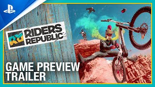 Riders Republic  Game Preview Trailer  PS4 [upl. by Nylac]