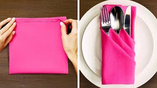 27 NAPKIN FOLD IDEAS [upl. by Jenelle]