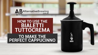 How to Use the Bialetti Tuttocrema Milk Frother [upl. by Holcman684]