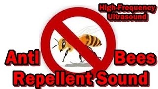 Anti Bees Repellent Sound  HighFrequency Ultrasound AvoidBees StopBees ChaseBees [upl. by Elcin928]