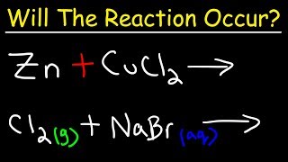 Chemistry  Will The Reaction Occur [upl. by Nahtaoj]